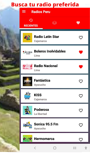 Radios del Peru Screenshot 2