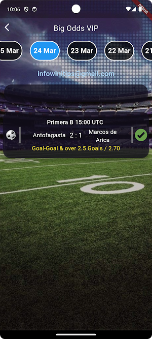SmartyBet: Winning Prediction Screenshot 3