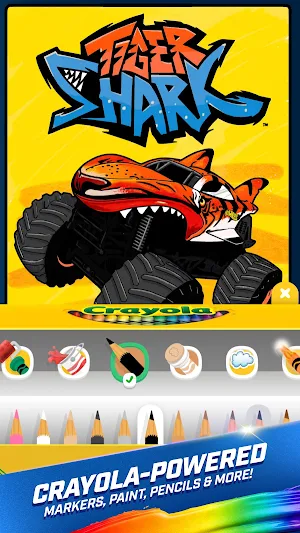 Hot Wheels Coloring Game Screenshot 2