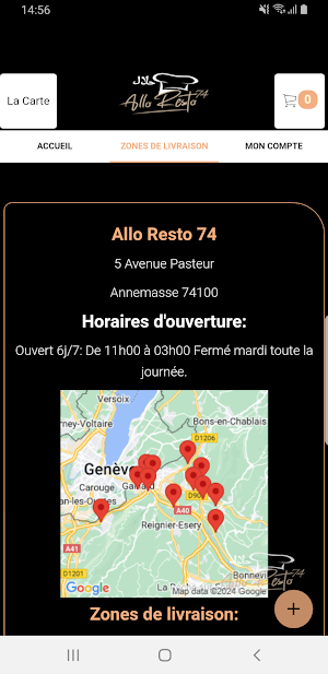 Allo Resto 74 Screenshot 3
