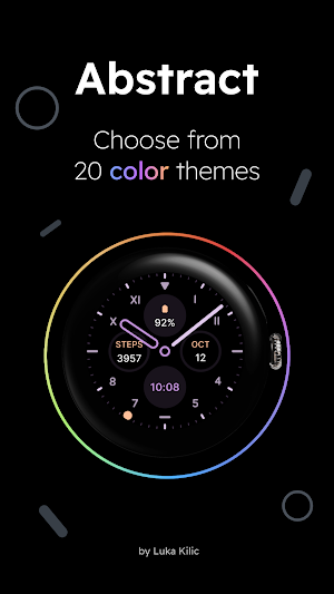 Abstract - Minimal Watch Face Screenshot 1