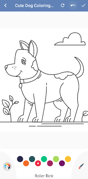 Cute Dog Coloring Book Screenshot 2