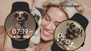 Cute Dog WatchFace Screenshot 1