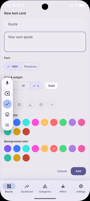 Visionary - Vision Board Screenshot 2