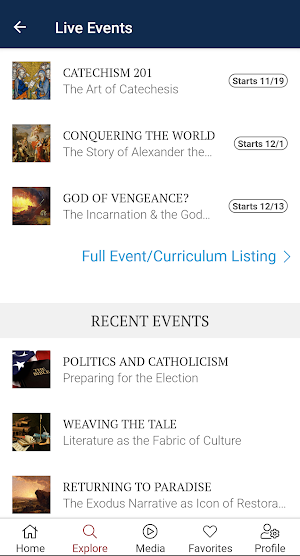 Institute of Catholic Culture Screenshot 1
