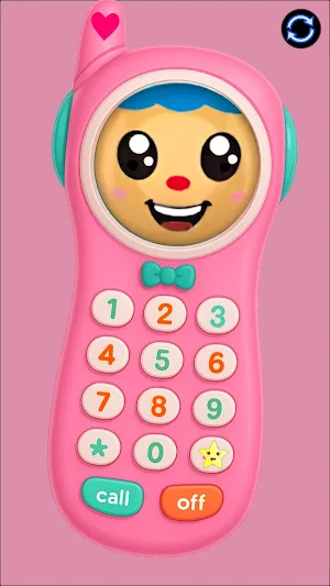 Smiley Toy Phone for Babies Screenshot 1