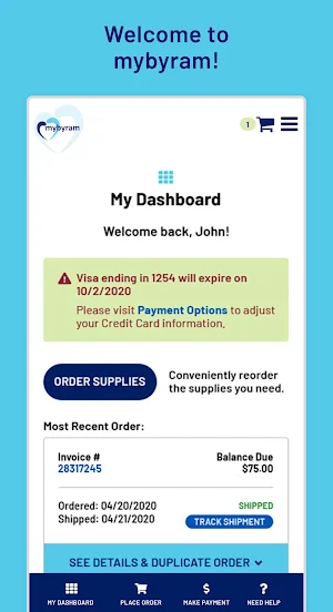 mybyram - Order Your Medical Supplies Screenshot 0