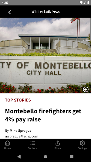 Whittier Daily News Screenshot 1