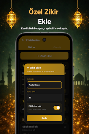 Zikirmatik+ Tesbih Sayacı Screenshot 3