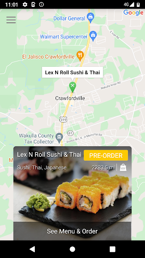 Lex N Roll Sushi & Thai Screenshot 1