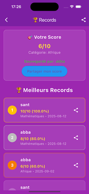 Quizz4U Screenshot 3