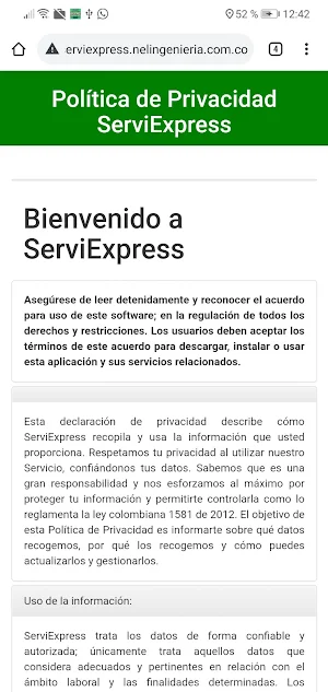 ServiExpress Móviles Screenshot 2