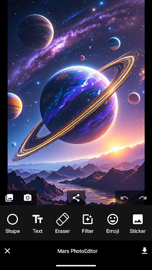 Mars PhotoEditor Screenshot 0