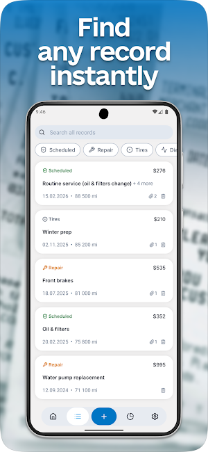 MiyMotor - Maintenance logbook Screenshot 3