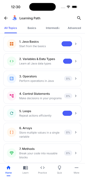 Learn Java Programming Screenshot 3