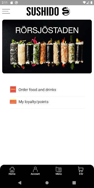 Sushido App Screenshot 1