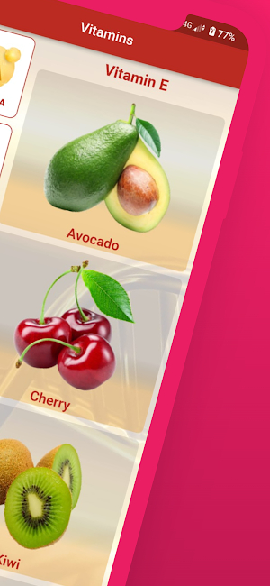 Vitamins in Fruit & Vegetables Screenshot 1
