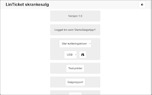 LinTicket skrankesalg Screenshot 2