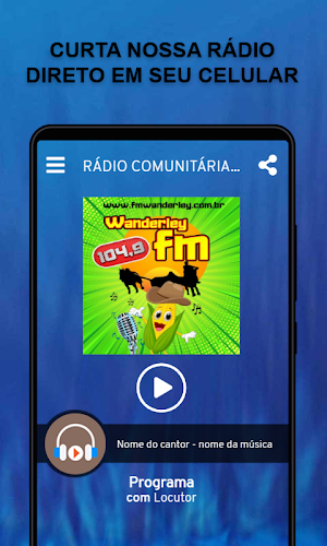 RÁDIO COMUNITÁRIA WANDERLEY FM 104.9 Screenshot 0