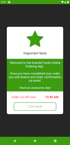 Grande Foods Screenshot 1