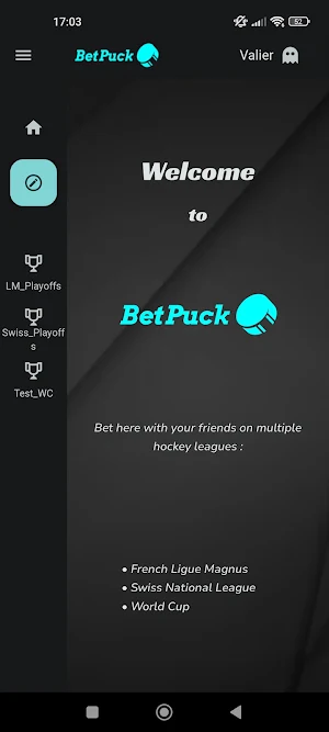 Betpuck Screenshot 1