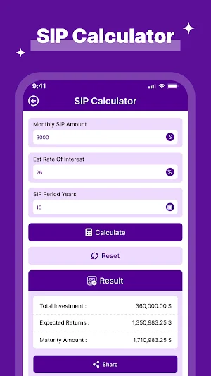 Loan EMI Calculator Screenshot 2