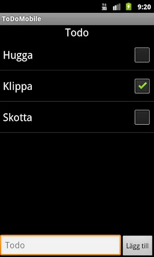 Att göra lista(todo) Screenshot 0
