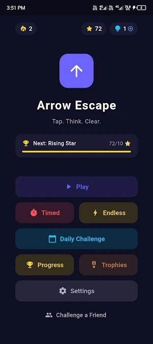 Arrow Escape: Tap Away Puzzle Screenshot 0