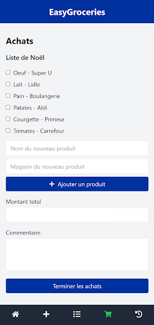 EasyGroceries - Vos Courses Screenshot 3