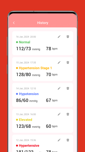BP Workout Tracker Screenshot 2