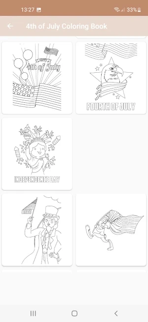 4th of July Coloring Book Screenshot 3