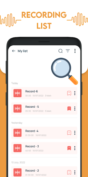 Audio Recorder - Voice Memos Screenshot 2