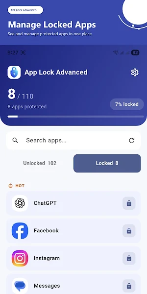 App Lock Advanced Screenshot 1