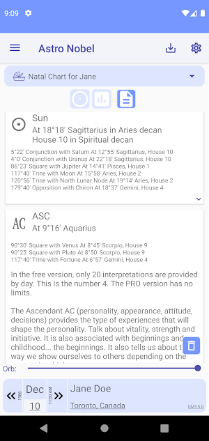 Astro Nobel - Astrology Screenshot 2