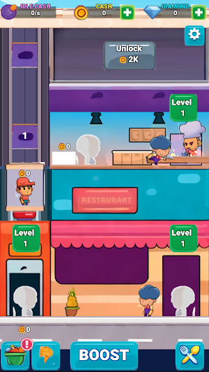 Idle Eatery: Idle Tycoon Game Screenshot 2
