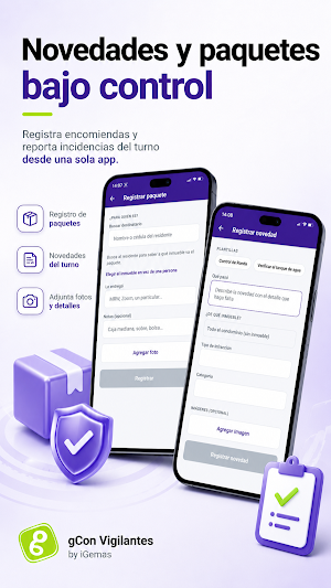 gCon Shield: control de acceso Screenshot 1