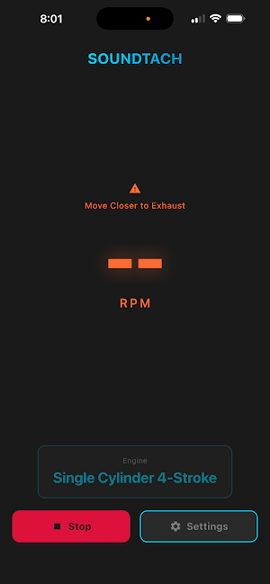 SoundTach - Engine RPM Meter Screenshot 2