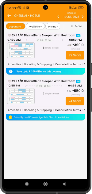 V Bus Holidays Screenshot 1