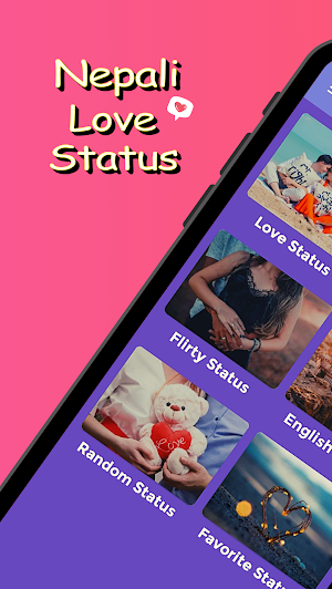 Nepali Love Status with Images Screenshot 0