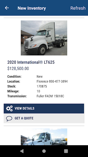 Carolina International Trucks Screenshot 1
