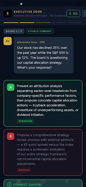 Executive Edge Screenshot 2