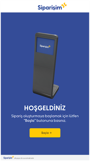 Siparişim+ Kiosk Screenshot 0