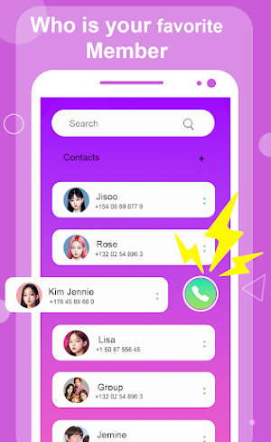 Lisa Fake Call Video & Chat Screenshot 3