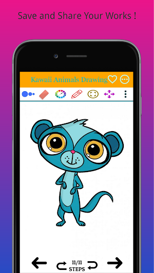 How to Draw Kawaii Animals Step by Step Screenshot 2