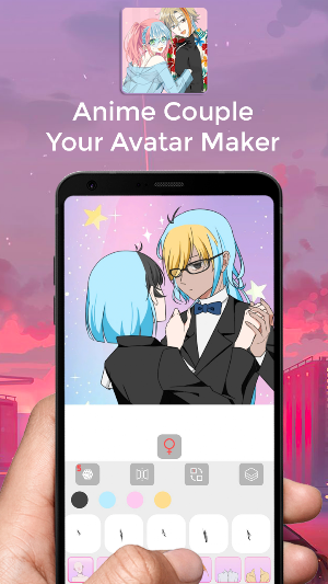 Anime Couple - Makeup Avatar Screenshot 2