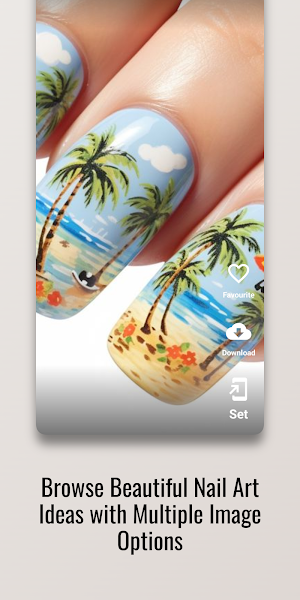 Beachside Bliss Nail Art idea Screenshot 0