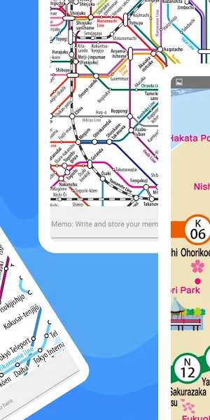 JAPAN RAIL METRO MAP Screenshot 3