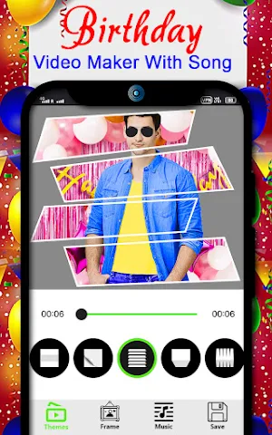Birthday video maker with song Screenshot 3