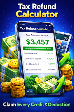 Tax Refund Calculator 2026 Pro Screenshot 0