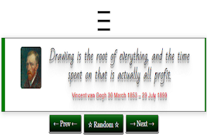Vincent van Gogh Quotes Screenshot 0